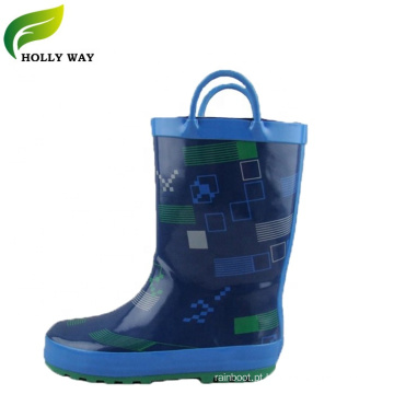 Imprimindo botas de chuva do garoto com alça